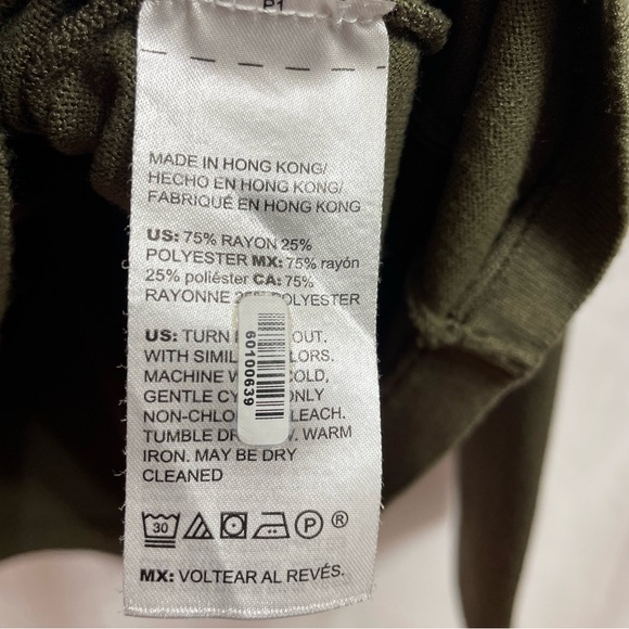 Women’s Chico's 3 Forest Green Knit Top Fall Business Casual Career Office - Picture 5 of 6